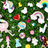 Unicorn Shapes Glitter Felt Embellishment